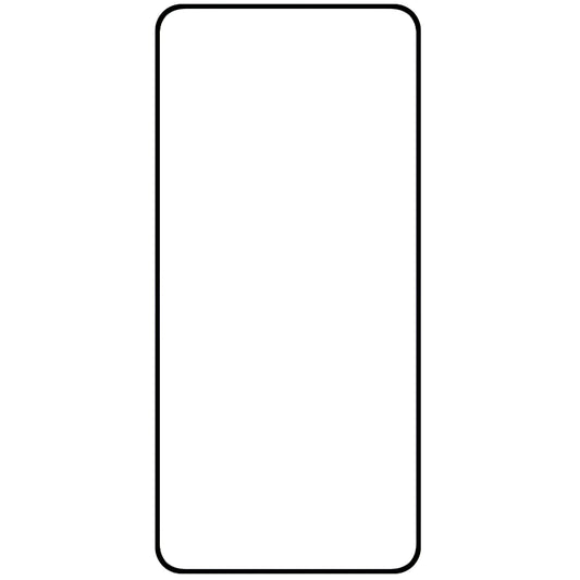 OEM schermbeschermfolie voor Samsung Galaxy A56 A566, gehard glas, full glue, 5D, zwart