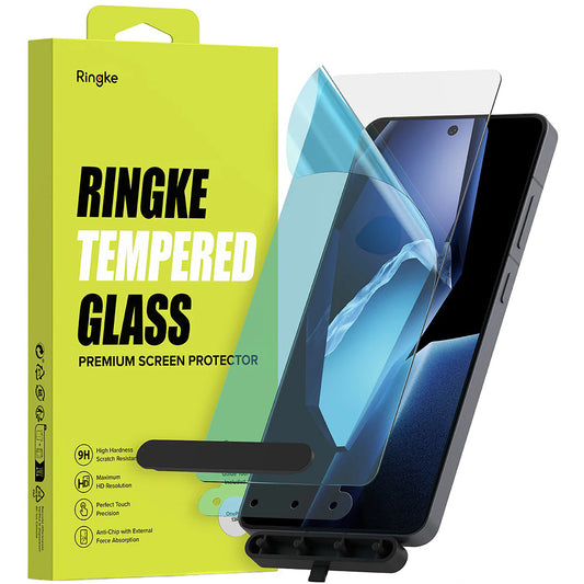 Ringke schermbeschermfolie voor OnePlus 13R, Gehard Glas, Volledige Lijm, Set van 2 stuks