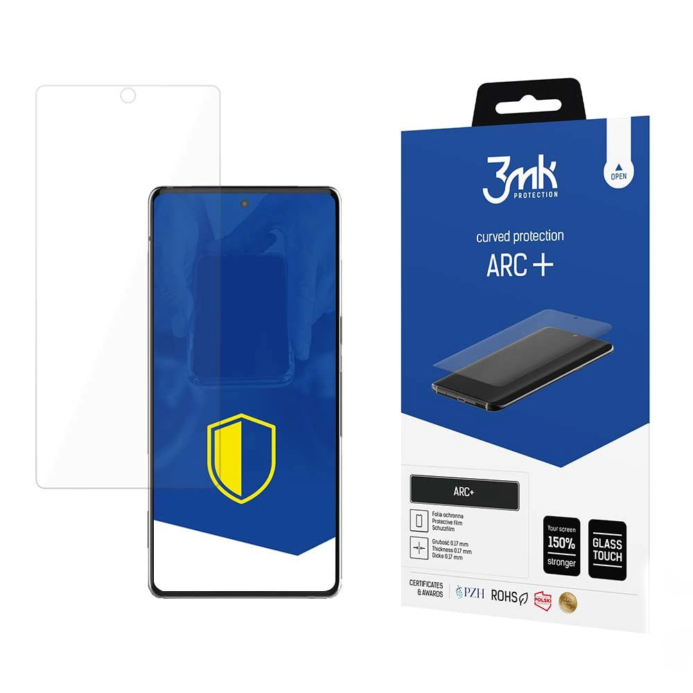 3MK ARC+ schermbeschermfolie voor Google Pixel 6 Pro, Plastic