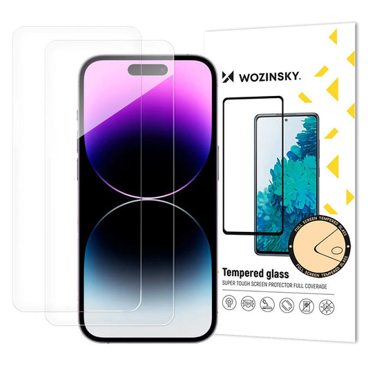 WZK Schermbeschermfolie voor Apple iPhone 17 Air, Gehard Glas, Volledige Lijm, Set van 2 Stuks
