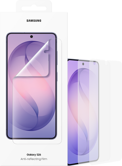 Anti-reflecting Screen Protector for Samsung Galaxy S26 S942, Plastic, Set of 2 pieces EF-US942CTEGWW