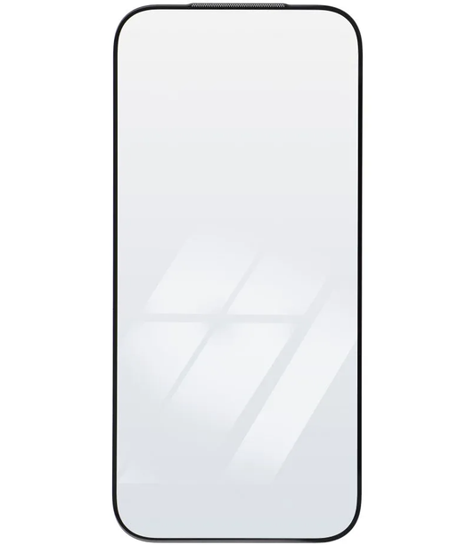 OEM Ultra Strong 45KG schermbeschermfolie voor Apple iPhone 17e / 16e / 14 / 13 Pro, gehard glas, volledige lijm, 2.5D, zwart