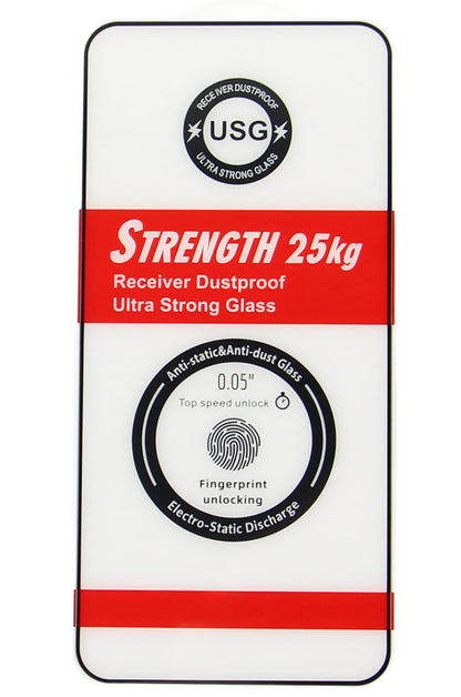 OEM Ultra Strong 25KG schermbeschermfolie voor Samsung Galaxy S25 S931, gehard glas, volledige lijm, 2.5D, zwart