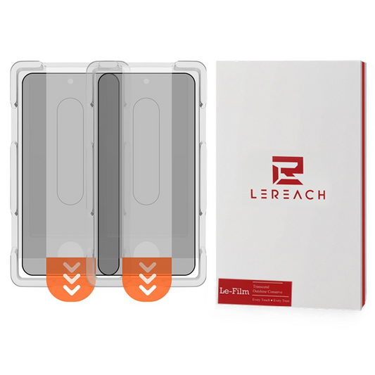 Privacy Screen Protector Lereach voor Xiaomi 17T Pro, Gehard Glas, Volledige Lijm, Set van 2 stuks