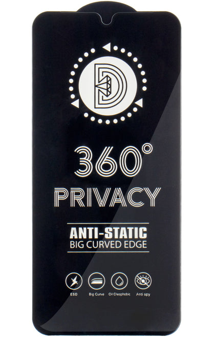 Privacy schermbeschermfolie OEM 360 voor Samsung Galaxy A37 5G, gehard glas, volledige lijm