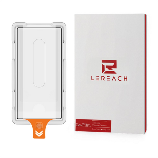 Lereach Buiten Scherm Beschermfolie voor Samsung Galaxy Z Fold8 Ultra F976 / Z Fold7 F966, Gehard Glas, Volledige Lijm, Zwart
