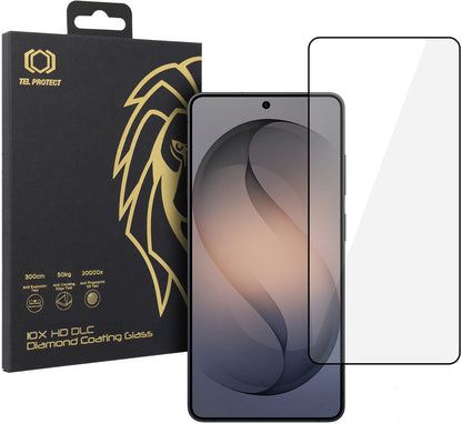 Tel Protect 10X HD DLC Diamond Coating-schermbeschermer voor Samsung Galaxy S26 Ultra S948, gehard glas, volledige kleeflaag, zwart