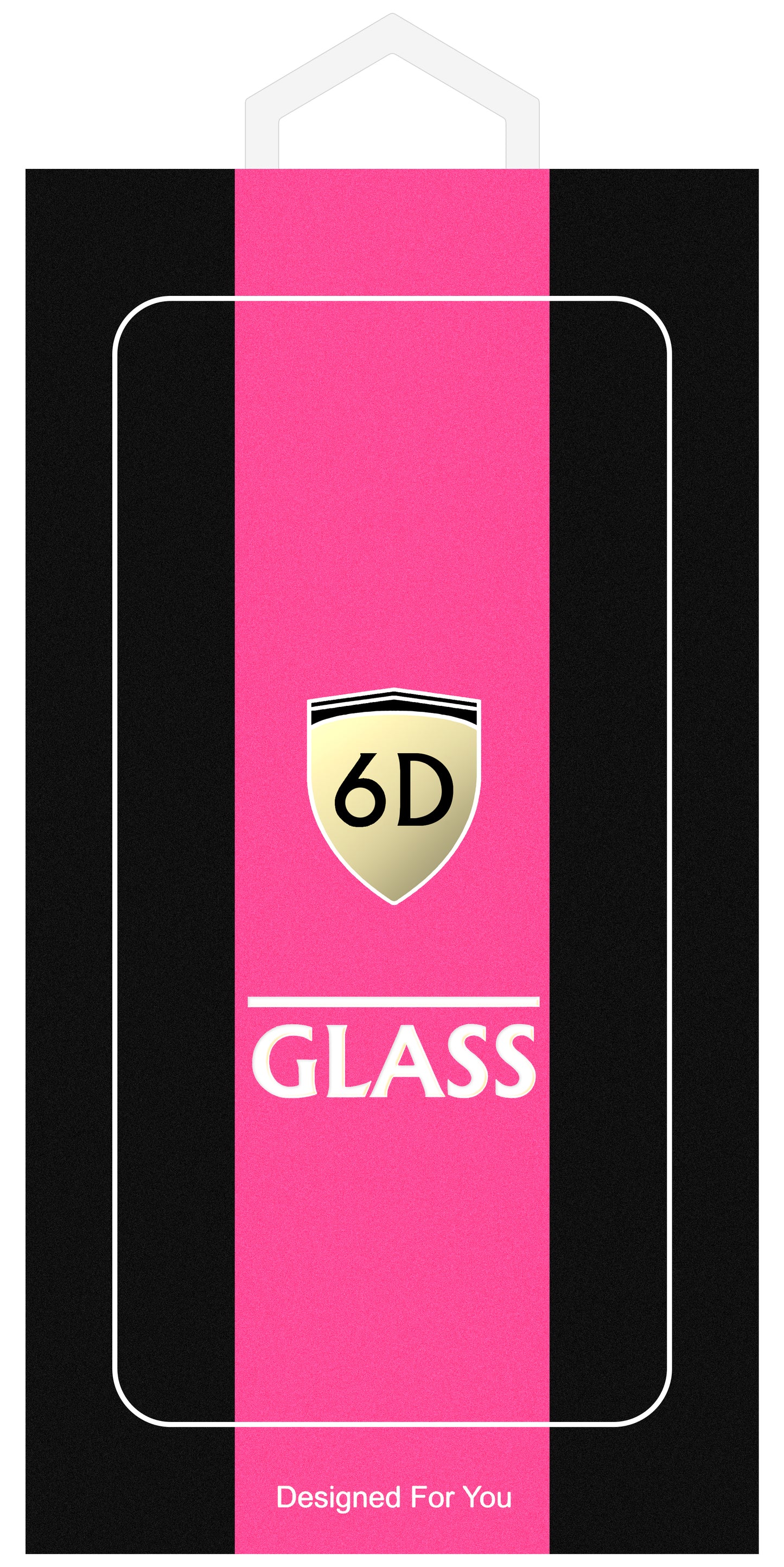 OEM schermbeschermfolie voor Samsung Galaxy A55 5G A556, gehard glas, full glue, 6D, zwart