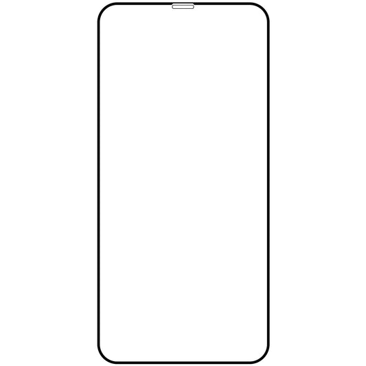 OEM Schermbeschermer voor Apple iPhone 11 Pro / XS / X, Afgeschermd glas, volledige lijm, 21D, zwart