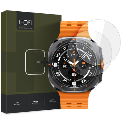 HOFI Glass PRO+ Beschermende Film voor Samsung Galaxy Watch Ultra, Set van 2 stuks, Beschermd Glas