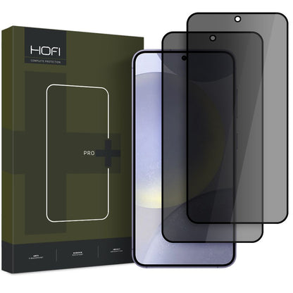 Privacy Screen Protector HOFI Glass PRO+ voor Samsung Galaxy S25 S931, Gehard Glas, Volledige Lijm, Set van 2 stuks