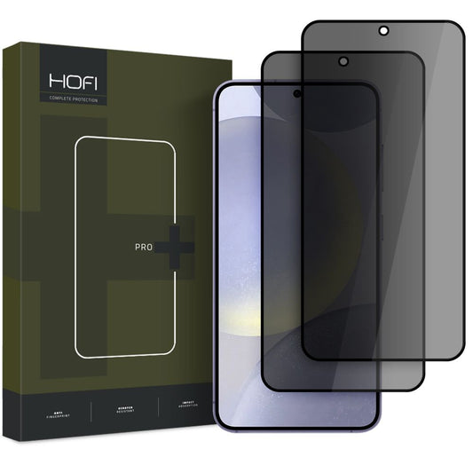 Privacy Screen Protector HOFI Glass PRO+ voor Samsung Galaxy S25 S931, Gehard Glas, Volledige Lijm, Set van 2 stuks