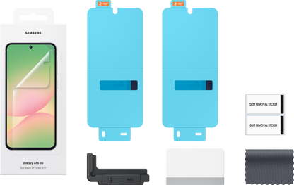 Schermbeschermfolie voor Samsung Galaxy A56 A566, Plastic, Set van 2 stuks EF-UA566CTEGWW