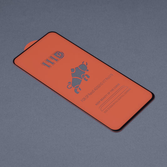 Techsuit schermbeschermfolie voor OnePlus Nord 2T / Nord CE 5G / Nord 2 5G, gehard glas, full glue, 111D, zwart