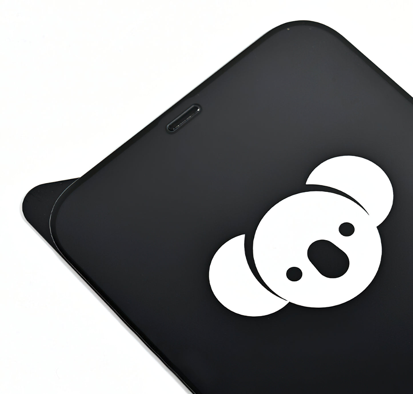 Bear HD schermbeschermfolie voor Apple iPhone 14 Pro Max, gehard glas, volledige lijm, zwart
