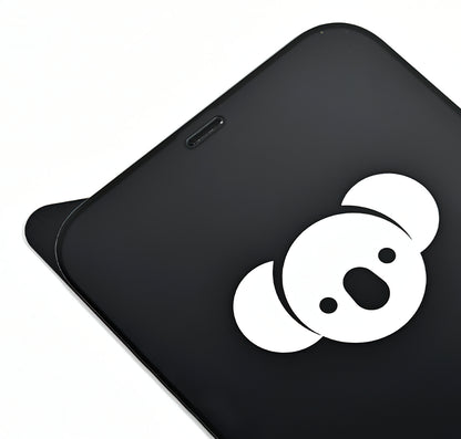 Bear HD schermbeschermfolie voor Apple iPhone 14 Pro Max, gehard glas, volledige lijm, zwart