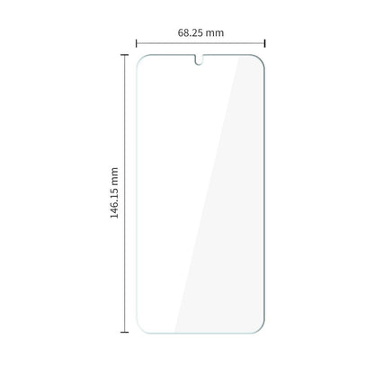 Tech-Protect schermbeschermfolie voor Samsung Galaxy S25 S931 / S24 S921, Gehard Glas, Volledige Lijm, Set van 10 stuks