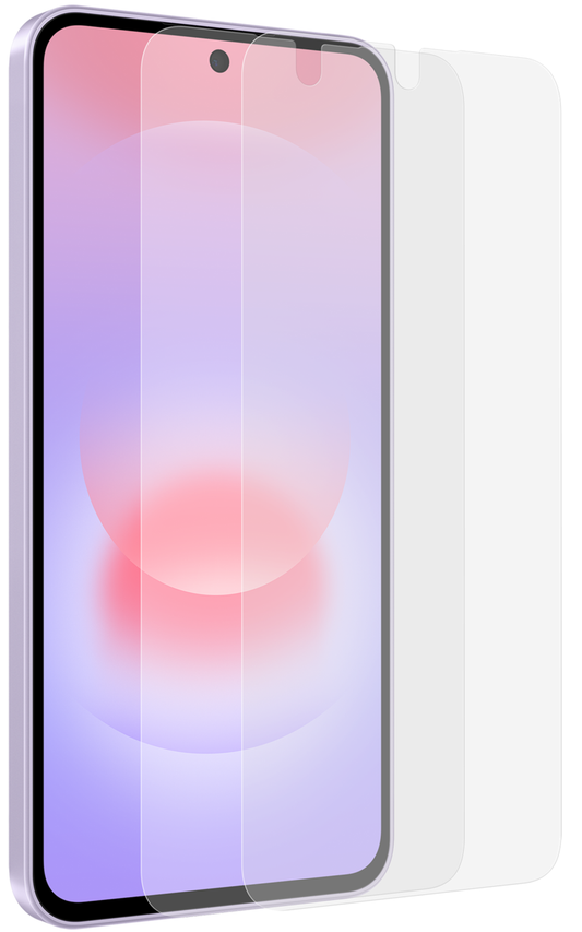 Schermbeveiligingsfolie Samsung voor Galaxy A37 5G, Plastic, Set van 2 stuks EF-UA376CTEGWW