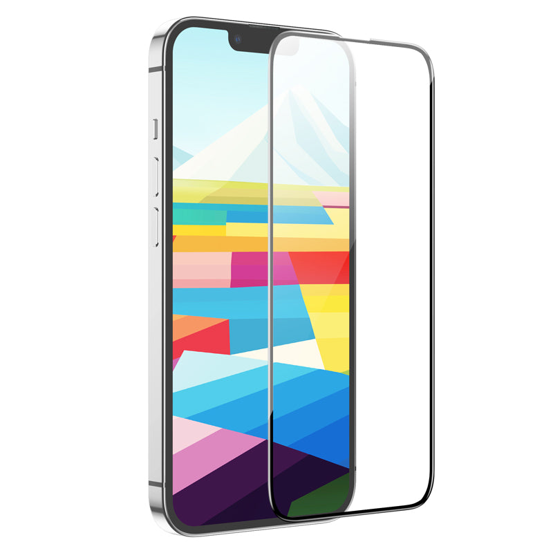 Beschermfolie HOCO G16 voor Apple iPhone 15 Plus, Gehard Glas, Volledige Lijm, 5D, Zwart