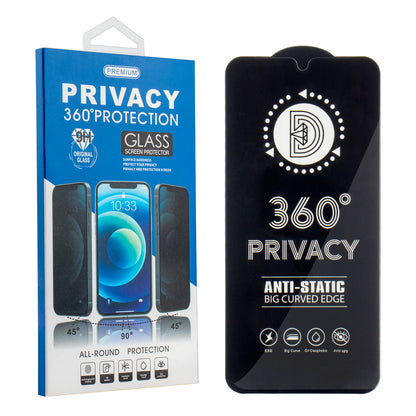 Privacy schermbeschermfolie OEM 360 voor Samsung Galaxy A37 5G, gehard glas, volledige lijm