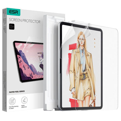 Matte ESR Paper Feel schermbeschermfolie voor Apple iPad Pro 11 (2025) / iPad Pro 11 (2024), Plastic, Set van 2 stuks