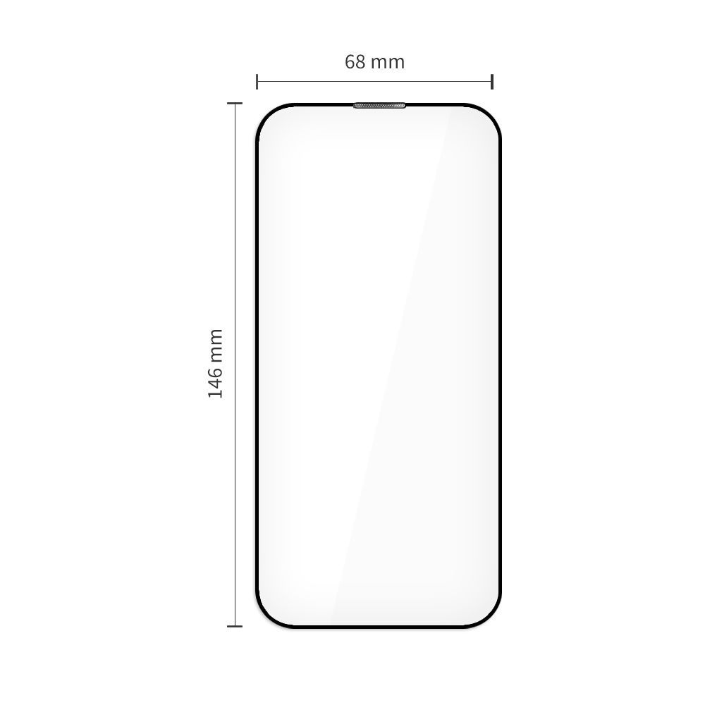 Beschermfolie Tech-Protect Quick Set+ voor Apple iPhone 17, Gehard Glas, Volledige Lijm, Set van 2 stuks, Zwart