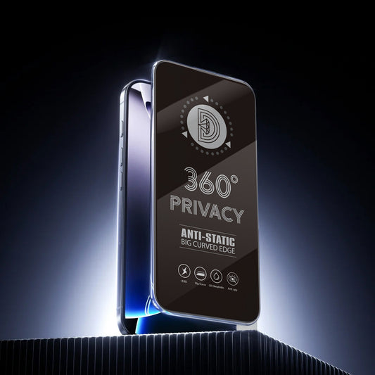Privacy schermbeschermfolie OEM 360 voor Samsung Galaxy A37 5G, gehard glas, volledige lijm