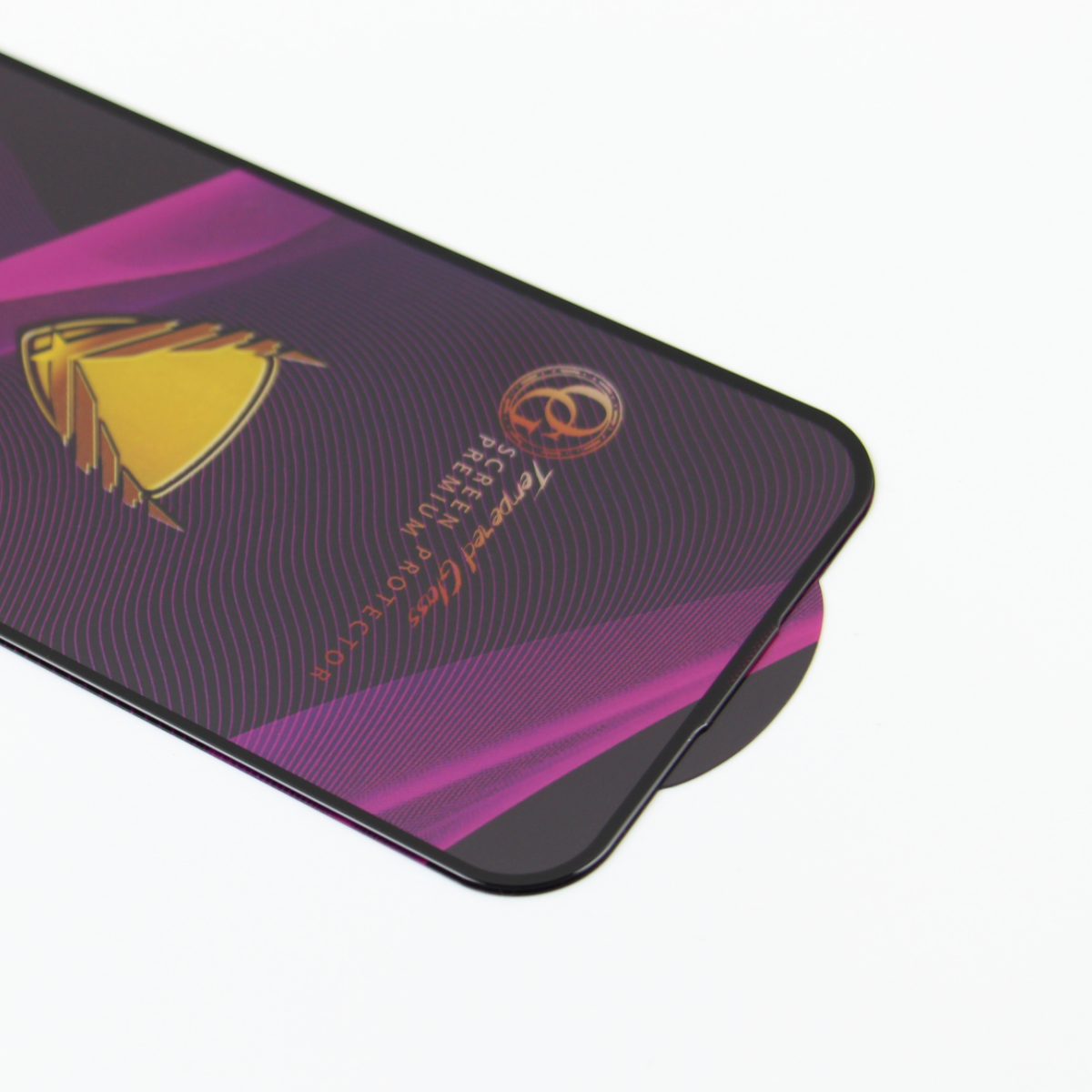 OG Premium schermbeschermfolie voor Samsung Galaxy A54 A546, gehard glas, volledige lijm, set van 10 stuks, zwart