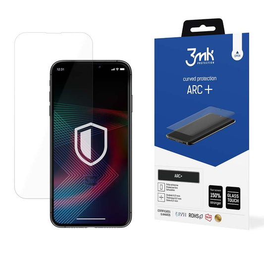 3MK ARC+ Schermbeschermfolie voor Apple iPhone 14 Pro / 14, Plastic