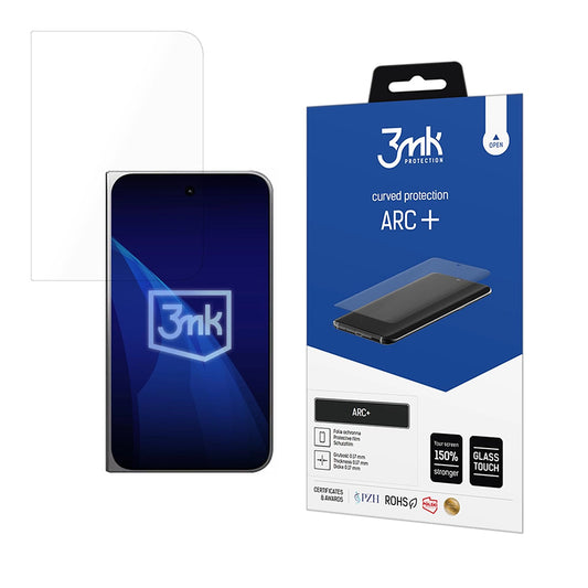 3MK ARC+ beschermfolie voor het buitenscherm van Apple iPhone Duo, kunststof