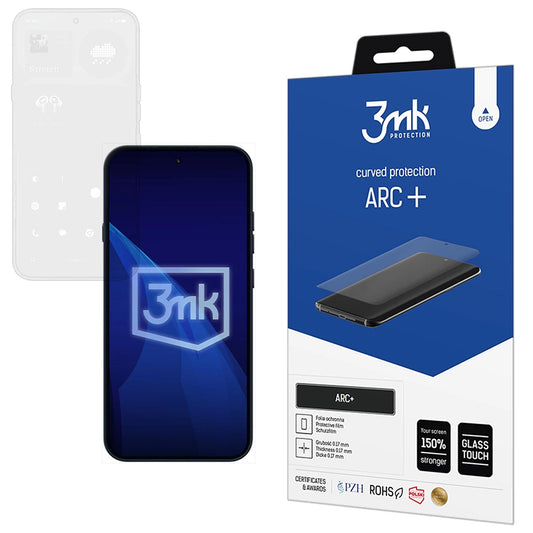 3MK ARC+ schermbeschermfolie voor Nothing Phone (4a) Pro, plastic