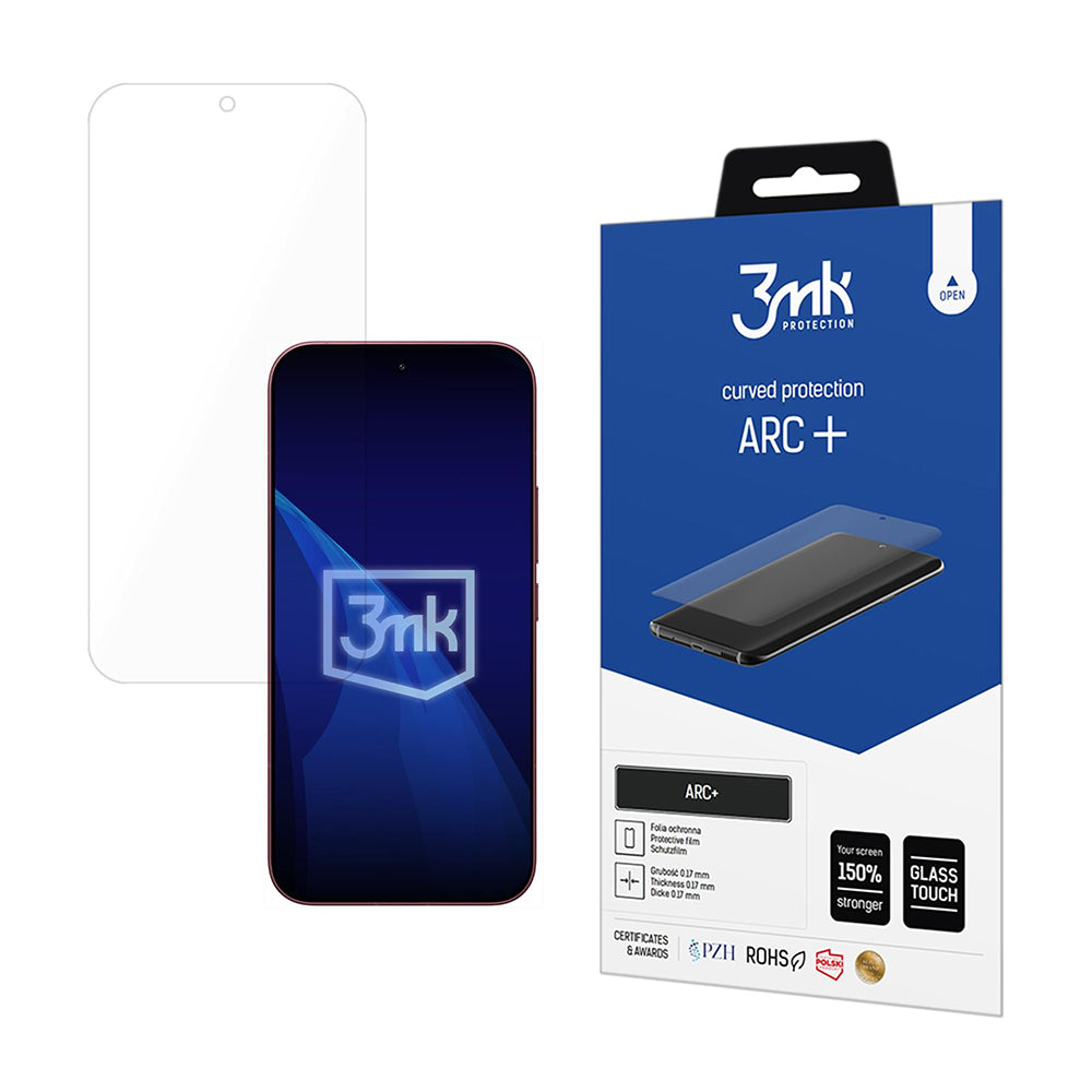 3MK ARC+ schermbeschermer voor Xiaomi Poco F9 Ultra, kunststof