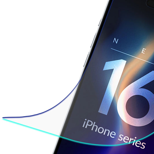 3MK FlexibleGlass schermbeschermfolie voor Apple iPhone 16 Pro Max, Flexibel Glas, Volledige Lijm