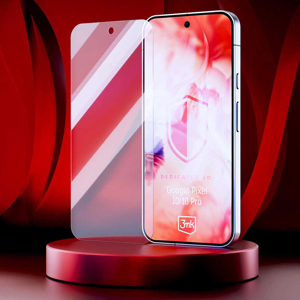3MK FlexibleGlass schermbeschermfolie voor Google Pixel 10 Pro / 10, Flexibel Glas, Volledige Lijm