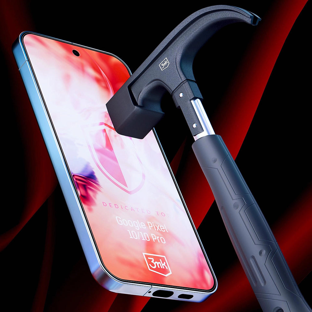 3MK FlexibleGlass schermbeschermfolie voor Google Pixel 10 Pro / 10, Flexibel Glas, Volledige Lijm