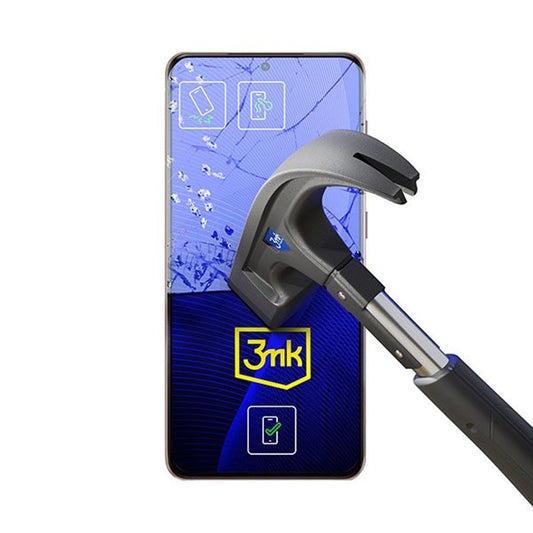 3MK FlexibleGlass schermbeschermfolie voor Google Pixel 8 Pro, Flexibel Glas, Volledige Lijm
