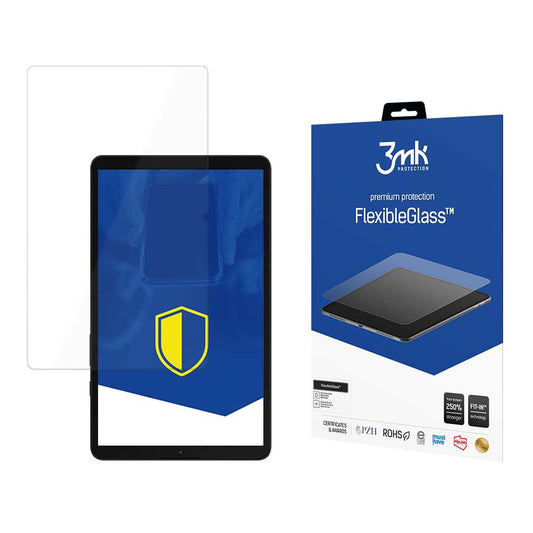 3MK FlexibleGlass schermbeschermfolie voor Samsung Galaxy Tab A11+ / Tab A9+, Flexibel glas, Volledige lijm