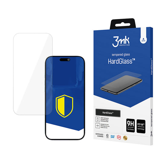 Schermbeveiligingsfolie 3MK HardGlass voor Apple iPhone 17 Air, Gehard Glas, Volledige Lijm