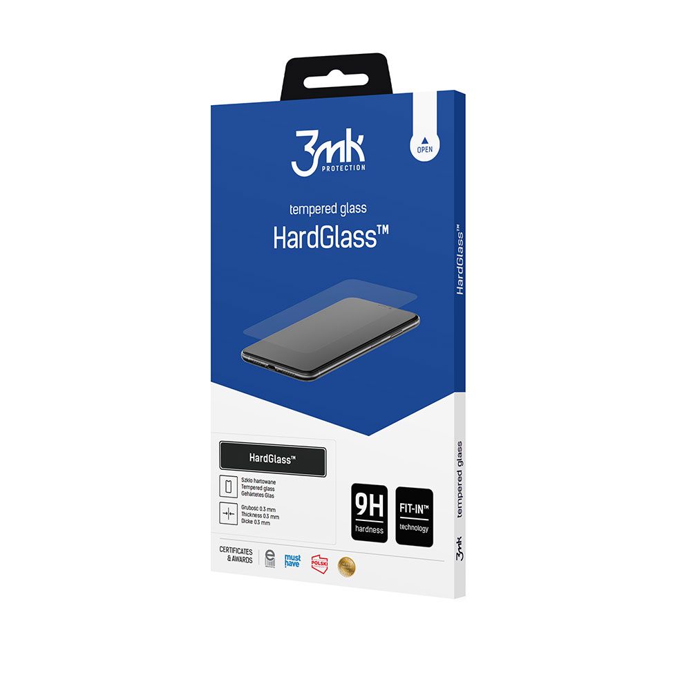 Schermbeveiligingsfolie 3MK HardGlass voor Samsung Galaxy A14 A145 / A14 5G A146, Gehard Glas, Volledige Lijm
