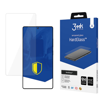 3MK HardGlass schermbeschermfolie voor Samsung Galaxy S25 Ultra S938, gehard glas, volledige lijmlaag
