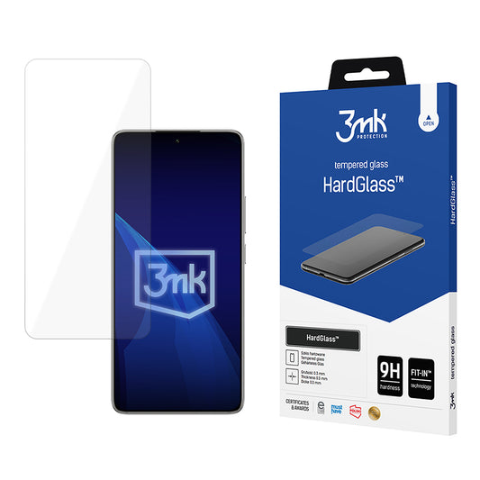 3MK HardGlass schermbeschermfolie voor Xiaomi 14T Pro / 14T, gehard glas, volledige lijmlaag