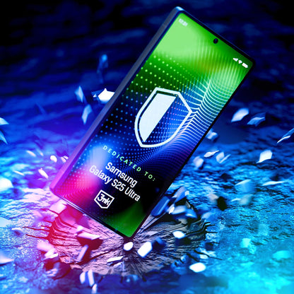 3MK Hardy Ultra schermbeschermfolie voor Samsung Galaxy S25 Ultra S938, gehard glas, full glue, zwart