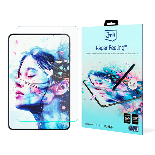 3MK Paper Feeling schermbeschermfolie voor Apple iPad (2025) / (2022), plastic, set van 2 stuks