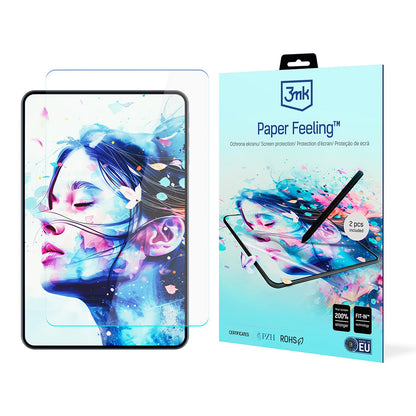 3MK Paper Feeling schermbeschermfolie voor Apple iPad Air 11 (2026) / Air 11 (2025), plastic, set van 2 stuks