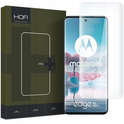 HOFI PRO+ Screen Protector voor Motorola Edge 40 Neo, beschermend glas, UV-lijm 