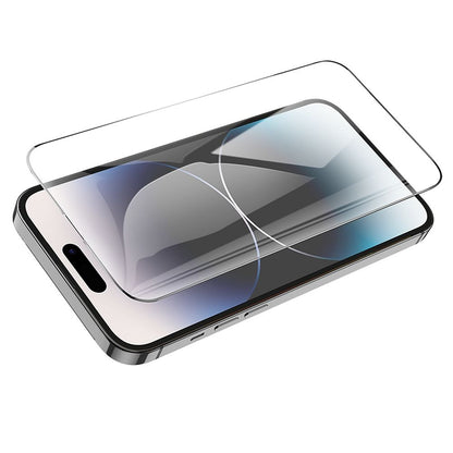 Beschermfolie HOCO voor Apple iPhone 14 Pro Max, Gehard Glas, Volledige Lijm, Set van 25 stuks, Zwart