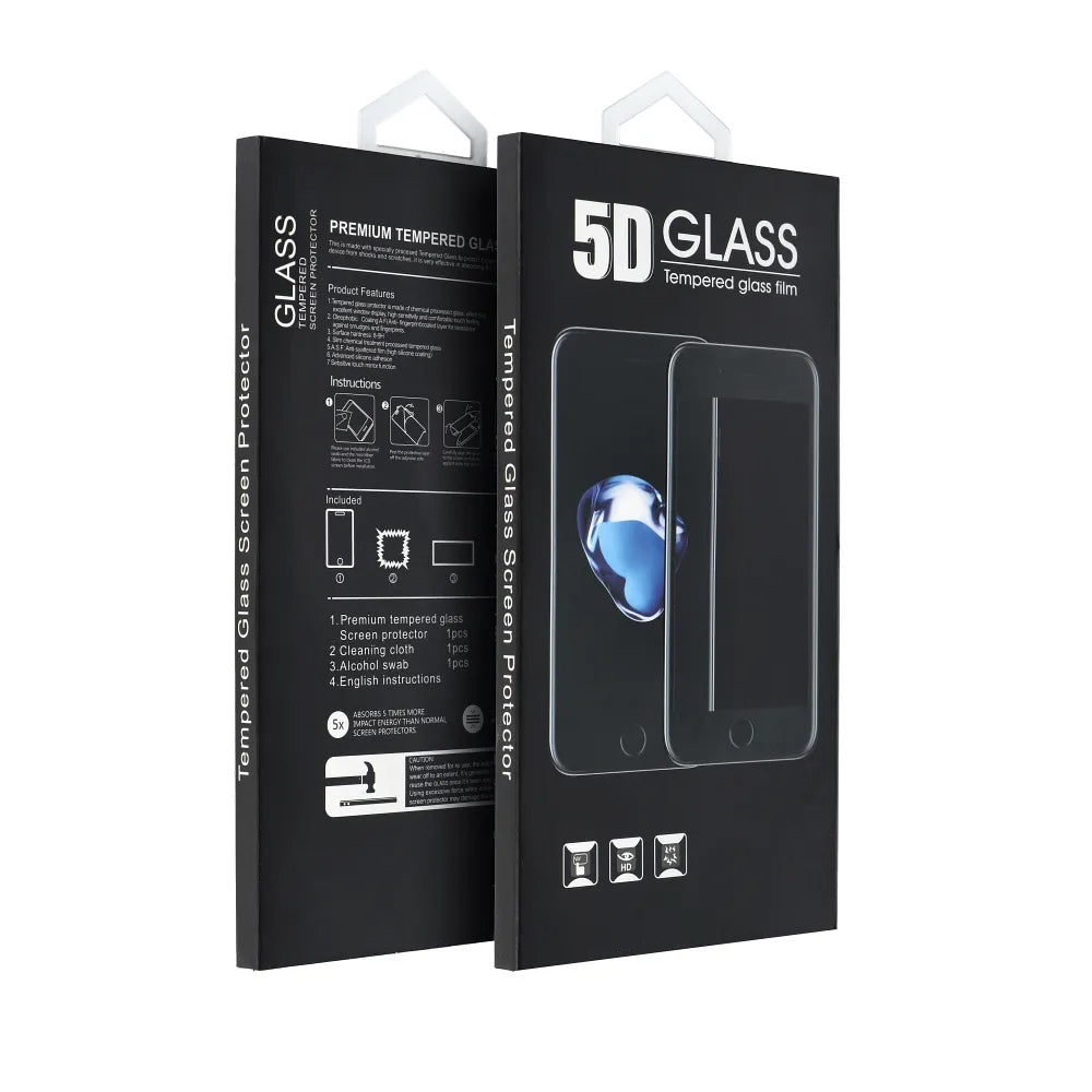 OEM schermbeschermfolie voor Honor X9c / Magic7 Lite, gehard glas, volledige lijm, 5D, zwart