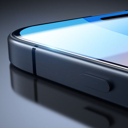 Schermbeveiligingsfolie ESR voor Apple iPhone 16 Pro Max, Gehard Glas, Volledige Lijm, Set van 2 stuks, Zwart