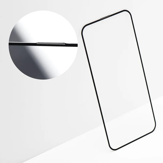 Beschermfolie Scherm OEM OG Premium voor Apple iPhone 17 Pro Max, Gehard Glas, Volledige Lijm, Zwart