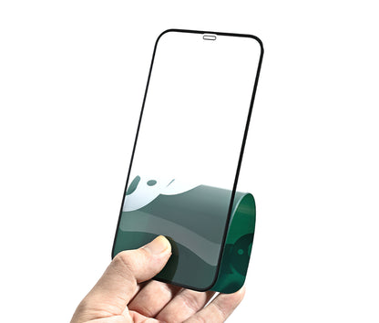 Bear Super Hard schermbeschermfolie voor Apple iPhone 17, gehard glas, full glue, 3D, zwart